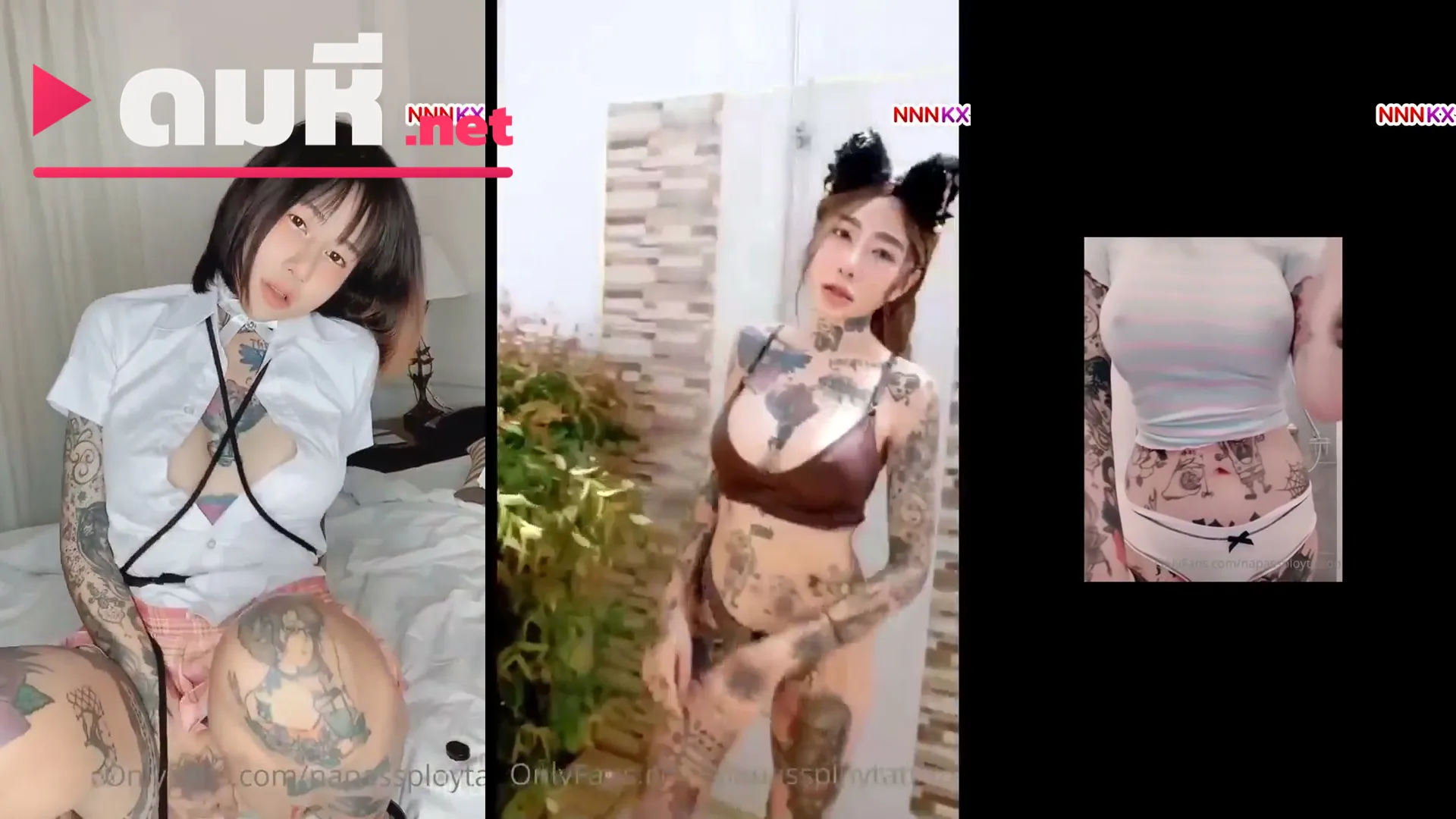 คลิปหลุด apassploytattoo น้องภัทร รอยสัก ช่วยตัวเองยั่วๆ เงี่ยนตาม