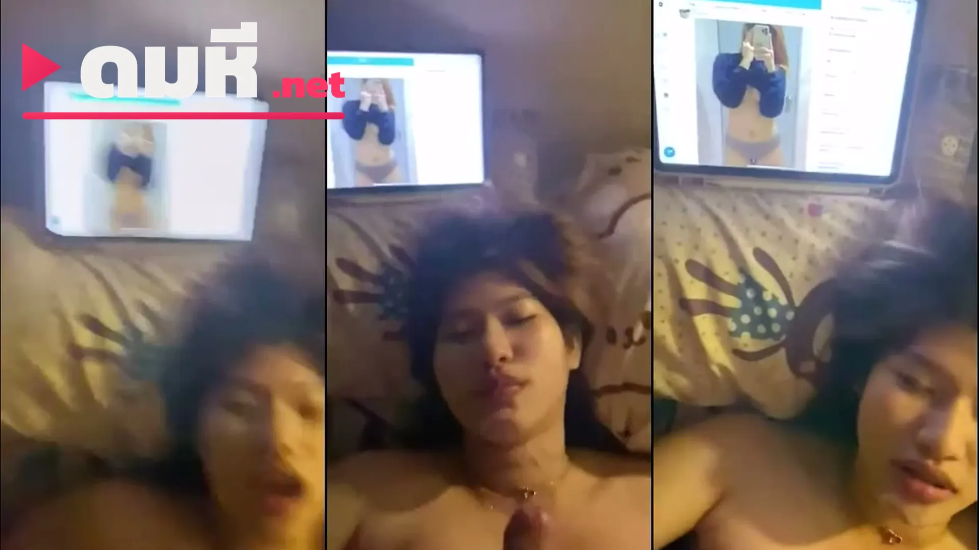 คลิปหลุด สาวหน้าหมวยเปิดคลิปตัวเองโดนเย็ดไปด้วย เย็ดจริงไปด้วย Ep.2